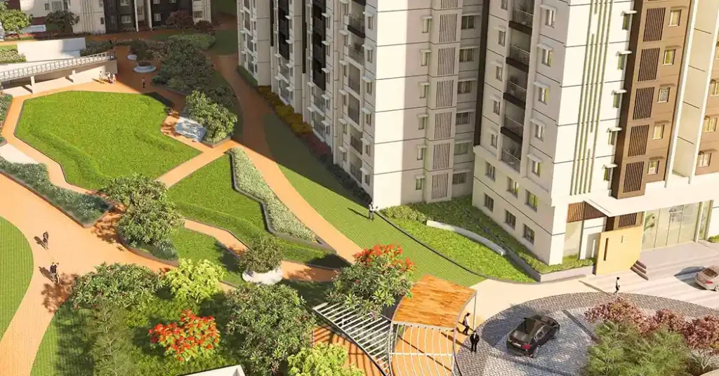 Brigade Enclave Apartment main elevation HD image by Brigade Group located at Moti Nagar, Near Sanath Nagar, Hyderabad Telangana